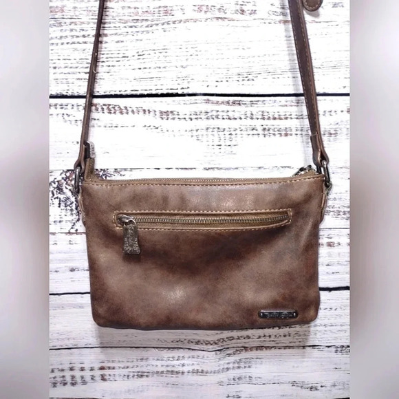 Trinity Ranch Montana West Hair On Cowhide Leather Crossbody Bag‎ Western Fur - Picture 5 of 14